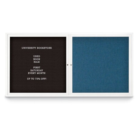 United Visual Products Corkboard, Keylime/Gold, 60"x36" UV432HPLUS-GOLD-KEYLIME